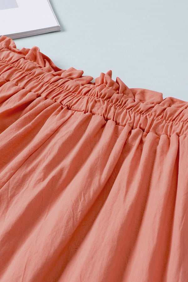 Drawstring Paperbag Waist Wide Leg Pants-Teresa's Fashionista LLC