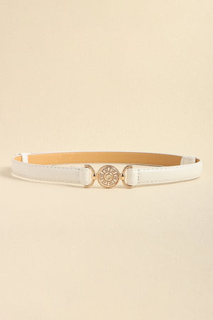Rhinestone Decor PU Leather Belt-Teresa's Fashionista LLC