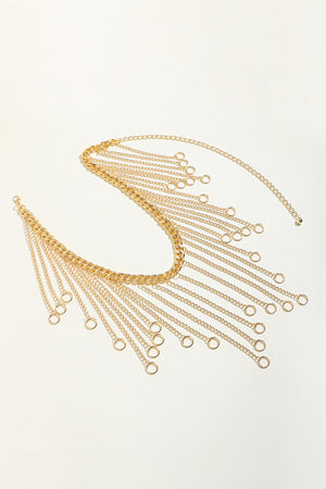 Fringe Chain Alloy Belt-Teresa's Fashionista LLC