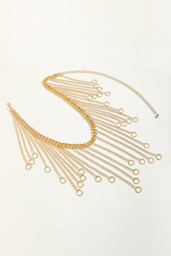 Fringe Chain Alloy Belt-Teresa's Fashionista LLC