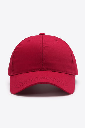 Plain Adjustable Cotton Baseball Cap-Teresa's Fashionista LLC