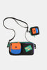 Himawari Removable Strap Nylon Crossbody Bag with EarPods Bag - Teresa's Fashionista LLC