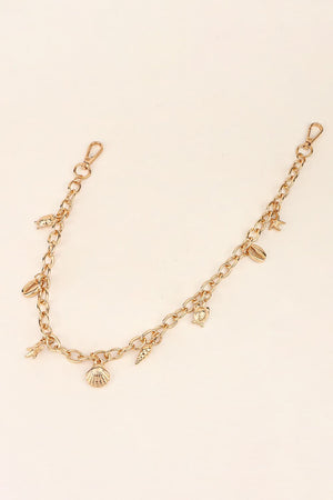 Sea Element Charm Iron Chain Belt-Teresa's Fashionista LLC