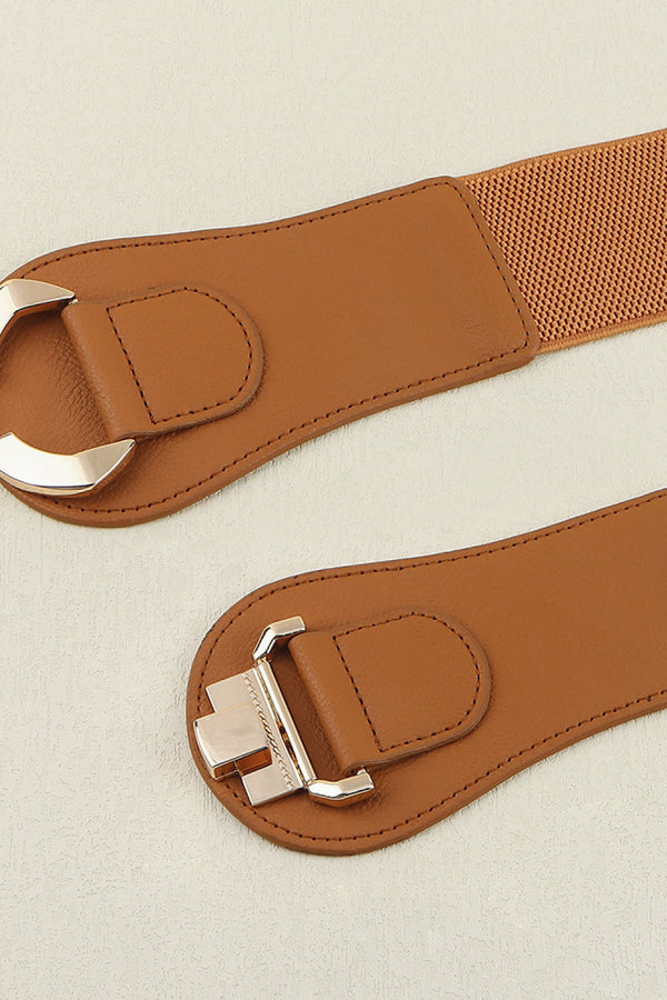Alloy Buckle Elastic Belt-Teresa's Fashionista LLC