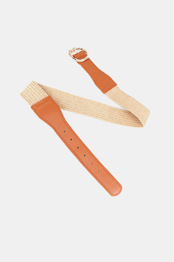 Alloy Buckle Braided Belt-Teresa's Fashionista LLC