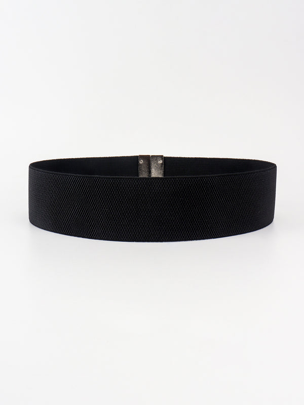 Alloy Buckle Elastic Belt-Teresa's Fashionista LLC