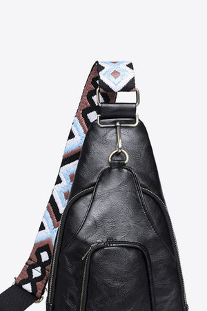 Adored Take A Trip PU Leather Sling Bag-Teresa's Fashionista LLC