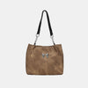 Bow Polyester Medium Tote Bag-Teresa's Fashionista LLC
