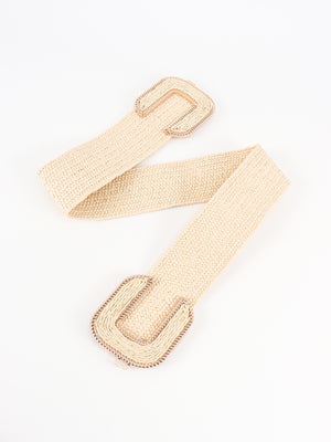Wide Braid Belt-Teresa's Fashionista LLC