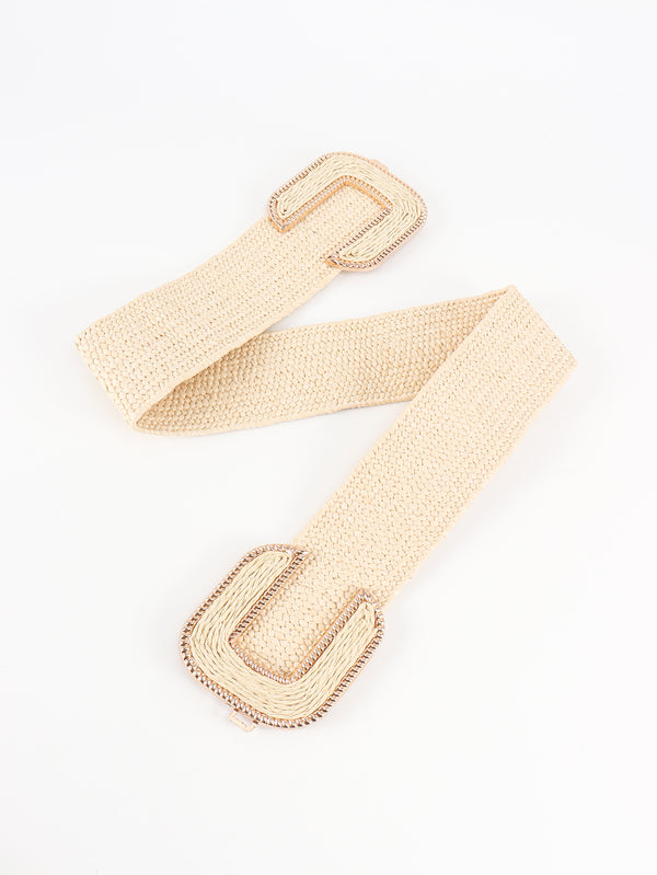 Wide Braid Belt-Teresa's Fashionista LLC