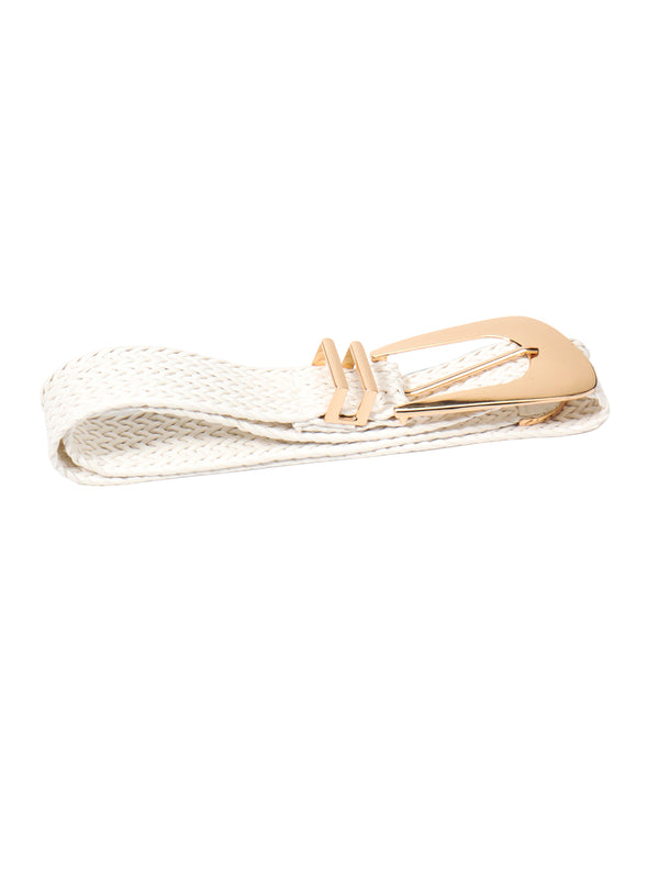 Irregular Buckle Braid Belt-Teresa's Fashionista LLC