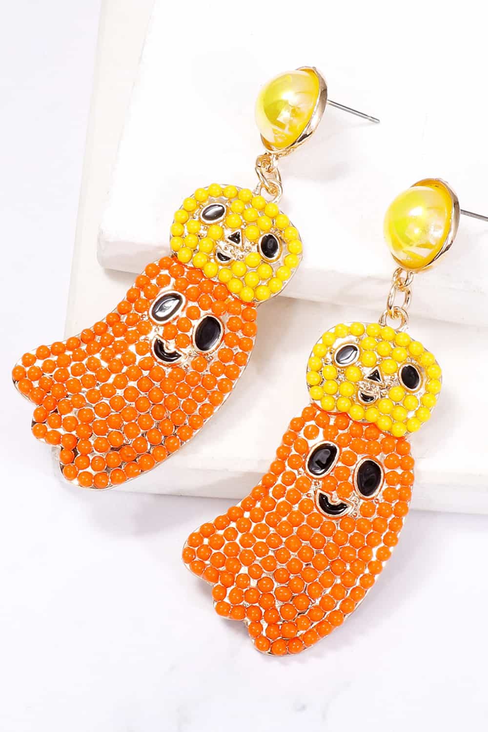 Halloween Ghost Shape Dangle Earrings - Teresa's Fashionista LLC