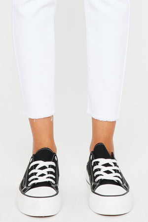 Kancan Mid Rise Ankle Skinny Jeans - Teresa's Fashionista LLC
