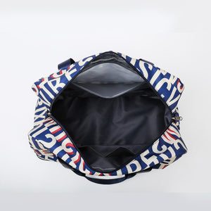 Oxford Cloth Printed Travel Bag-Teresa's Fashionista LLC