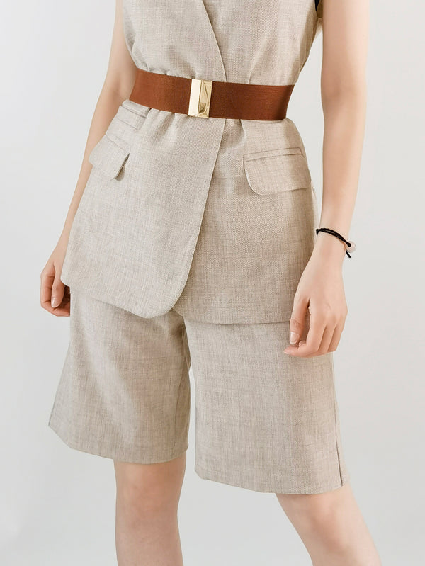 Alloy Buckle Elastic Belt-Teresa's Fashionista LLC