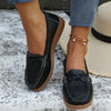 Weave Wedge Heeled Loafers-Teresa's Fashionista LLC