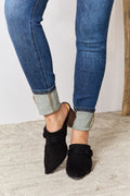 East Lion Corp Pointed-Toe Braided Trim Mules-Teresa's Fashionista LLC