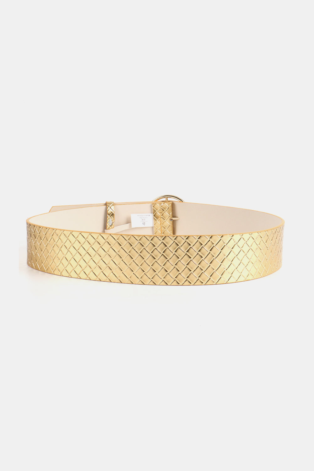 PU Leather Circle Shape Buckle Belt-Teresa's Fashionista LLC