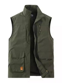 Men's Plus Size Zip Up Vest