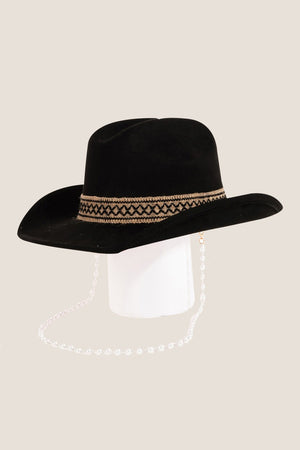 Fame Ornate Band Cowboy Hat-Teresa's Fashionista LLC