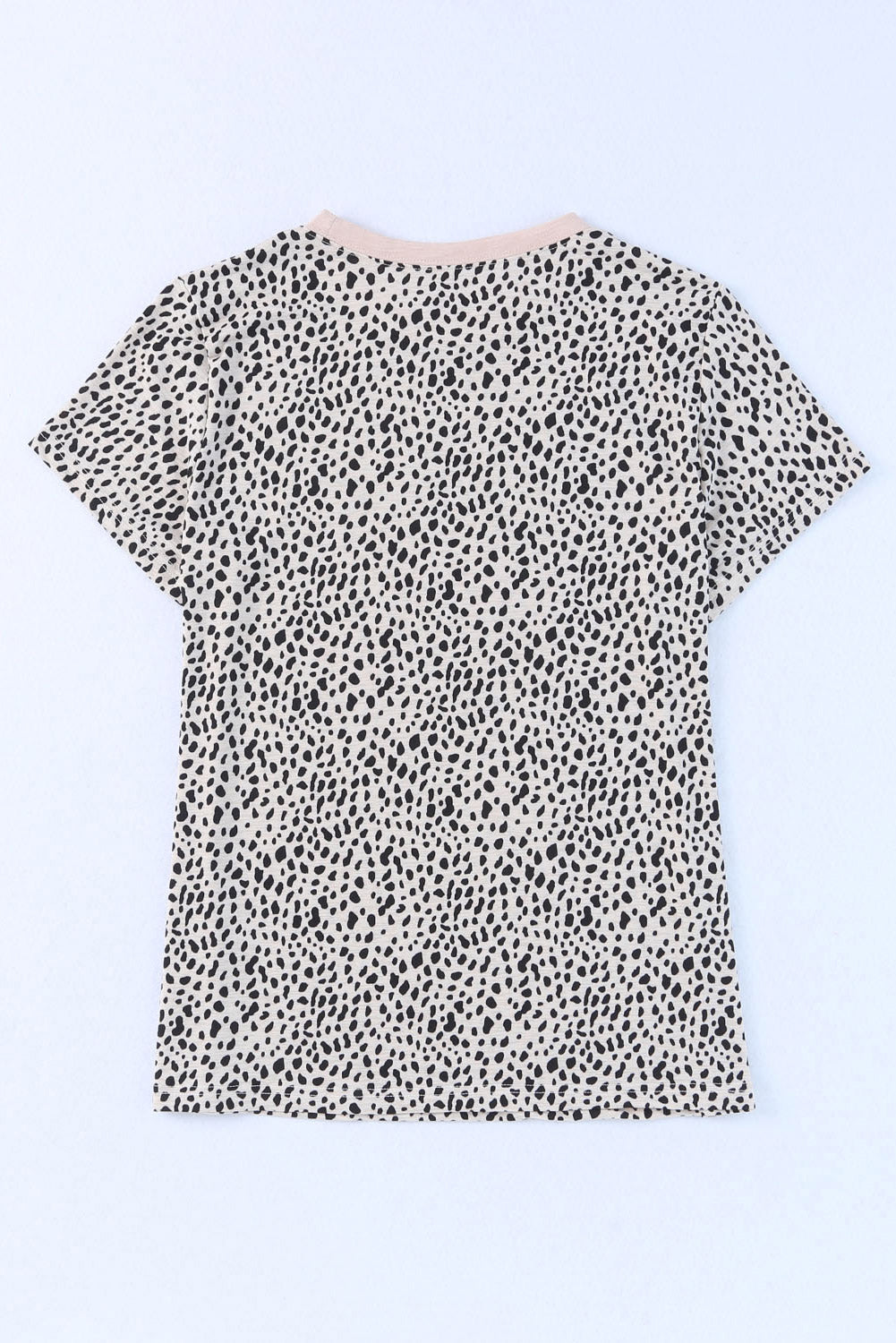 MAMA Animal Print Round Neck Short Sleeve T-Shirt-Teresa&#39;s Fashionista LLC