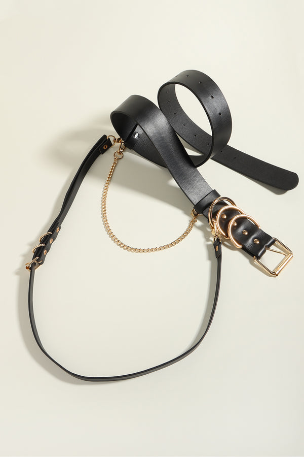Punk PU Belt-Teresa's Fashionista LLC