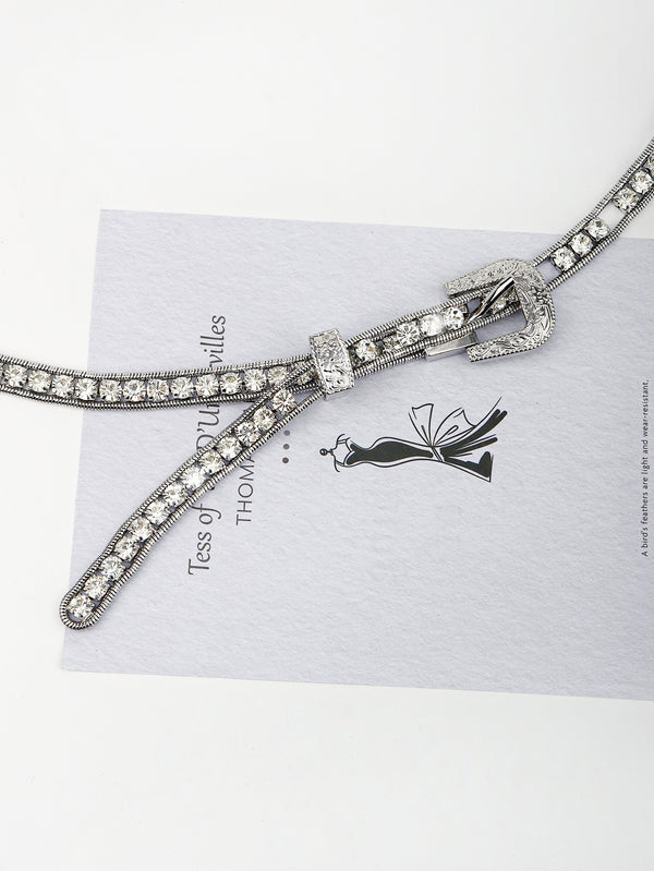 Rhinestone Metal Belt-Teresa's Fashionista LLC