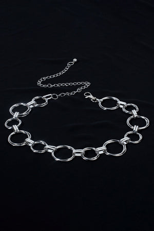 Alloy Chain Circle Shape Belt-Teresa's Fashionista LLC