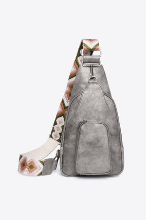 Adored Take A Trip PU Leather Sling Bag-Teresa's Fashionista LLC