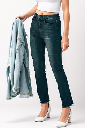 Mid-Rise Waist Skinny Jeans with Pockets-Teresa's Fashionista LLC