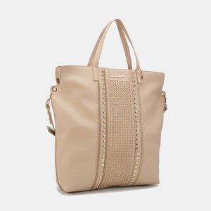 Nicole Lee USA Studded Large Tote Bag-Teresa's Fashionista LLC