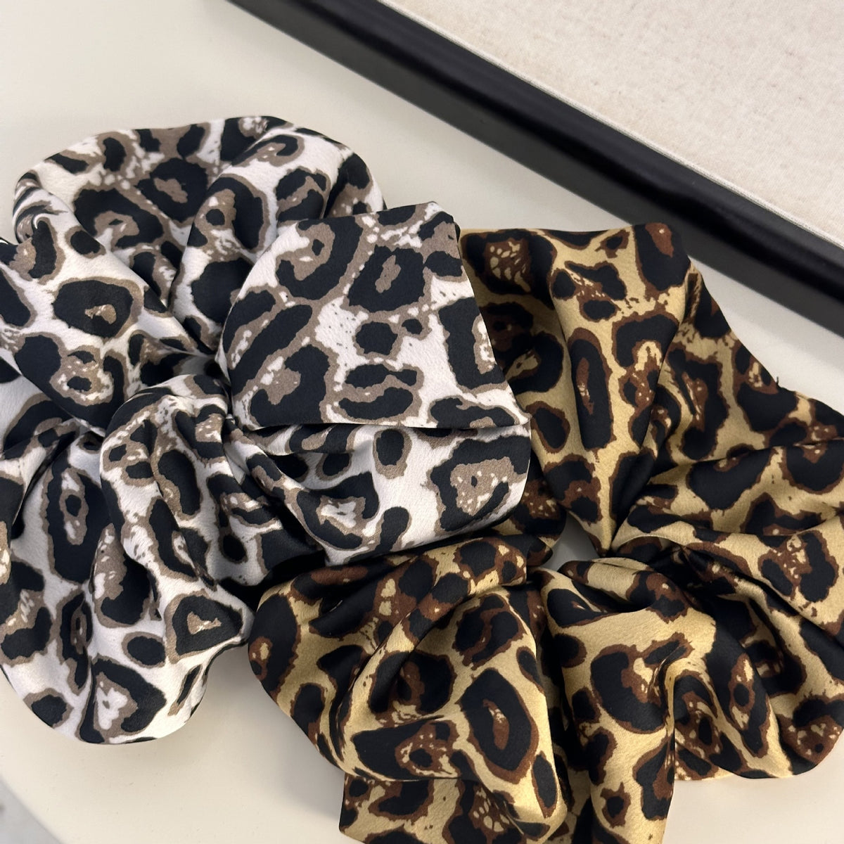 Leopard Elastic Hair Scrunchy - Teresa's Fashionista LLC