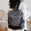 Leopard PU Leather Backpack Bag-Teresa's Fashionista LLC