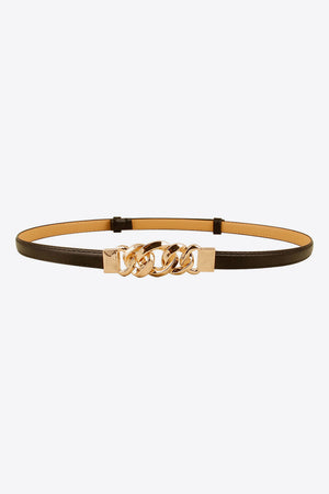 PU Skinny Belt-Teresa's Fashionista LLC