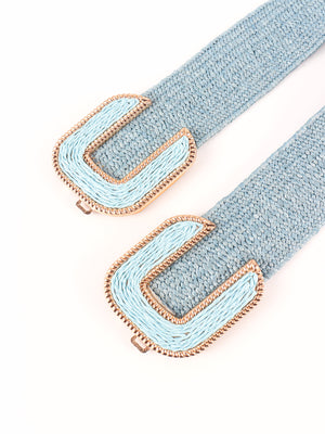 Wide Braid Belt-Teresa's Fashionista LLC