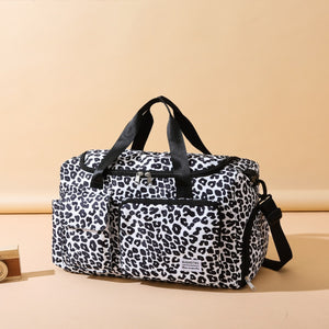 Oxford Cloth Animal Print Travel Bag-Teresa's Fashionista LLC