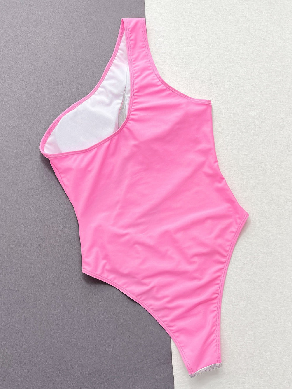Contrast Panel One-Piece Swimsuit-Teresa's Fashionista LLC
