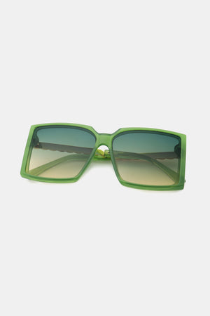 Polycarbonate Frame Square Sunglasses-Teresa's Fashionista LLC