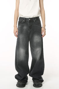 Pocketed Wide Leg Jeans