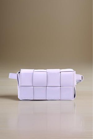 Zenana Vegan Leather Woven Crossbody Bag-Teresa's Fashionista LLC