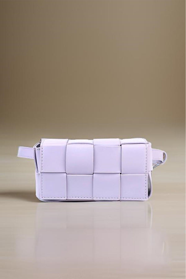 Zenana Vegan Leather Woven Crossbody Bag-Teresa's Fashionista LLC