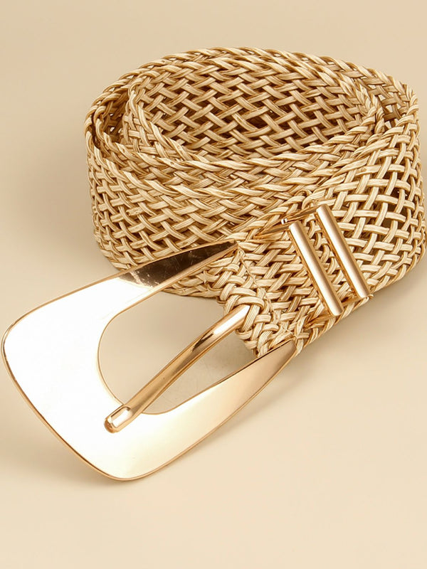 Irregular Buckle Braid Belt-Teresa's Fashionista LLC