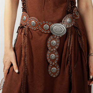 Oval PU Belt-Teresa's Fashionista LLC