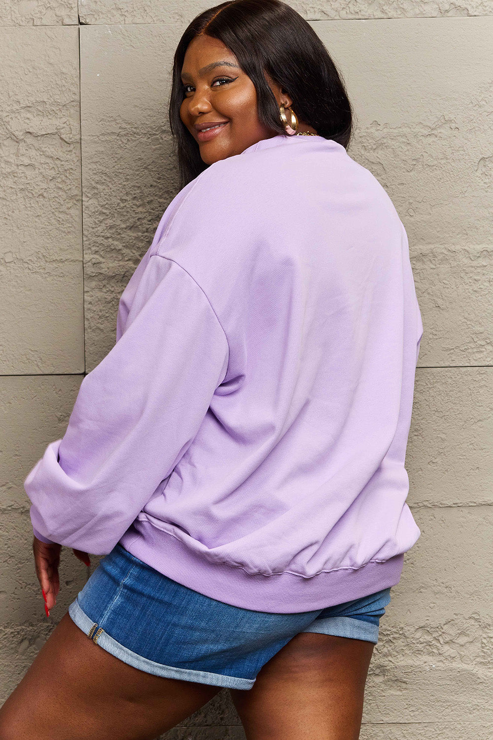 Simply Love Full Size HAPPY HALLOWEEN Graphic Sweatshirt - Teresa's Fashionista LLC