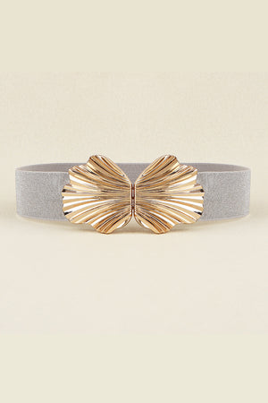 Zinc Alloy Buckle Elastic Belt-Teresa's Fashionista LLC