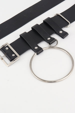 PU Belt with Chain-Teresa's Fashionista LLC
