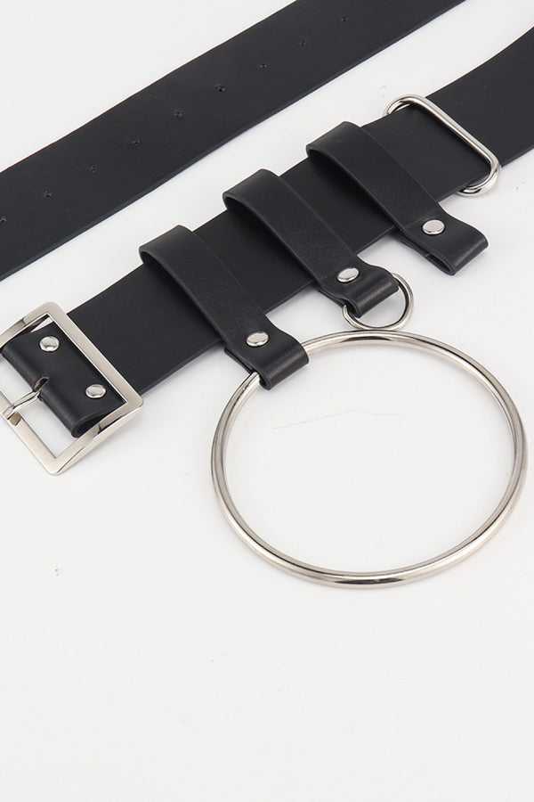PU Belt with Chain-Teresa's Fashionista LLC