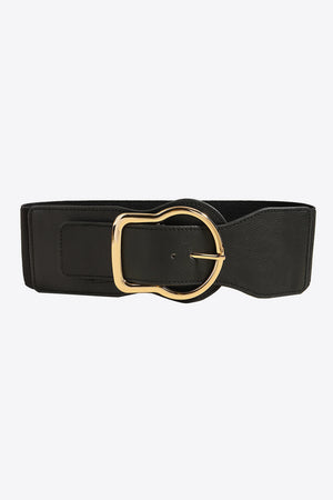 Zinc Alloy PU Leather Belt-Teresa's Fashionista LLC