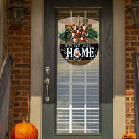 Halloween Decorative Wooden Hanger with Ghost Bow