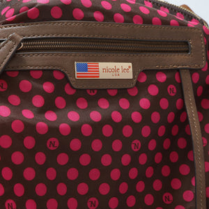 Nicole Lee USA Metallic Stitching Embroidery Inlaid Rhinestone Crossbody Bag-Teresa's Fashionista LLC